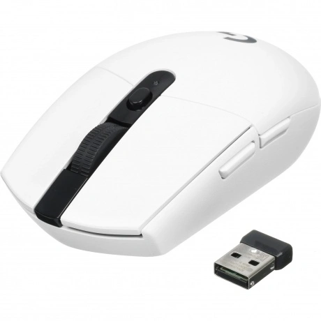 Мышь беспроводная Logitech G304 Lightspeed white (910-005294)