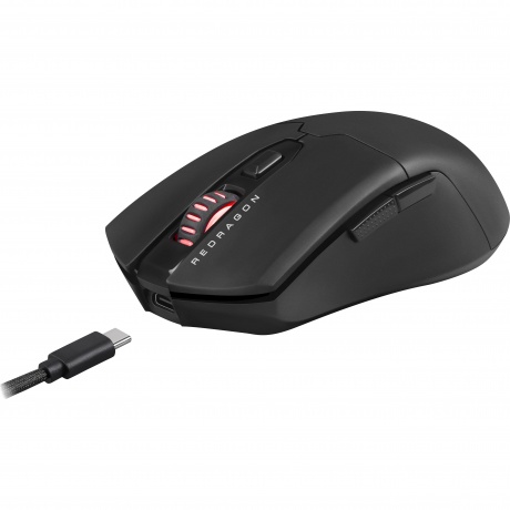 Мышь проводная Defender Redragon Fyzu black (72153) - фото 6
