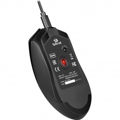 Мышь проводная Defender Redragon Fyzu black (72153) - фото 8