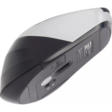 Мышь Оклик 516MW черный/серебристый (1978689) - фото 6