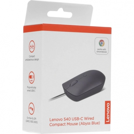 Мышь Lenovo 540 синий (GY51D20878) - фото 7