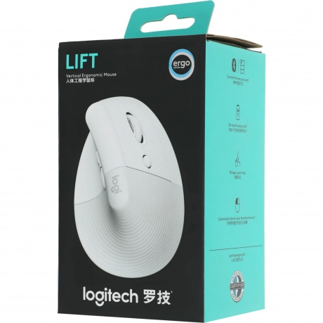 Мышь Logitech Lift белый (910-006486) - фото 10