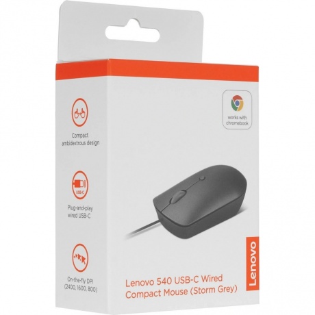 Мышь Lenovo 540 темно-серый (GY51D20876) - фото 7