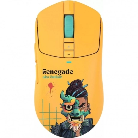 Мышь A4Tech Bloody R72 Ultra Duo Renegade Sunset желтый/рисунок