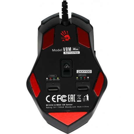 Мышь A4Tech Bloody V8M Max черный - фото 7
