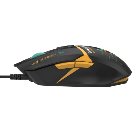 Мышь A4Tech Bloody W63 Max Renegade черный/рисунок - фото 8