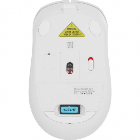 Мышь A4Tech Fstyler FG15CS Air2 белый - фото 2