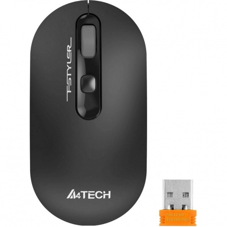 Мышь A4Tech Fstyler FG20S серый (FG20S USB GREY) - фото 2