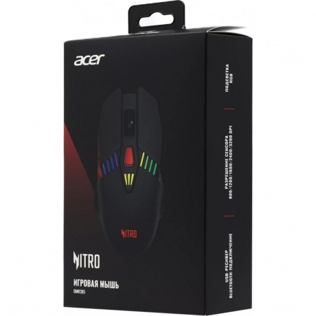 Мышь Acer Nitro OMR305 черный (ZL.MCECC.020) - фото 12