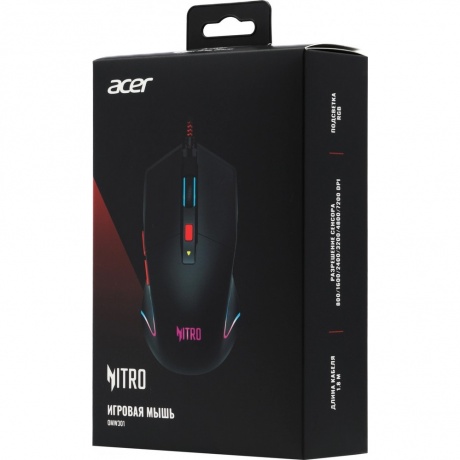 Мышь Acer Nitro OMW301 черный (ZL.MCECC.024) - фото 8