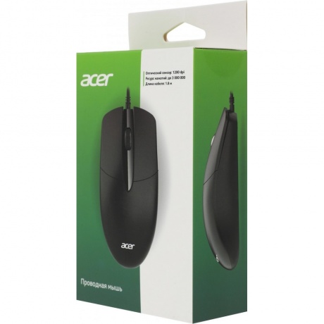 Мышь Acer OMW300 черный (ZL.MCECC.01W) - фото 7
