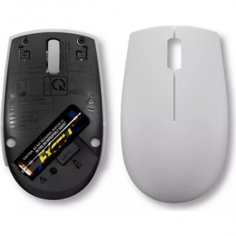 Мышь Lenovo 300 Wireless Compact серый (GY51L15678) - фото 6