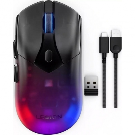 Мышь Lenovo Legion M410 Wireless RGB Gaming черный (GY51P83012) - фото 10