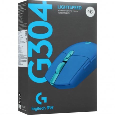 Мышь Logitech G304 Lightspeed синий (910-006018) - фото 8