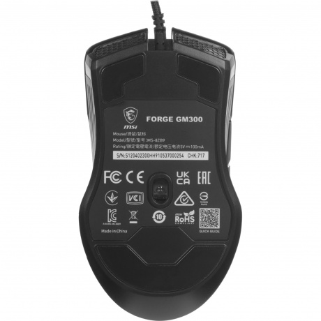 Мышь MSI Forge GM300 черный (S12-0402300-HH9) - фото 6