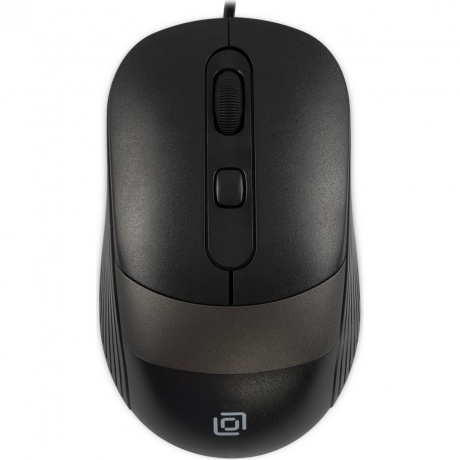 Мышь Оклик 310M черный/серый (1869096) - фото 2