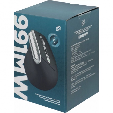 Мышь Оклик 991MW серый (1885263) - фото 8