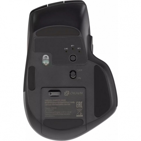 Мышь Оклик 503MW черный (1885274) - фото 5