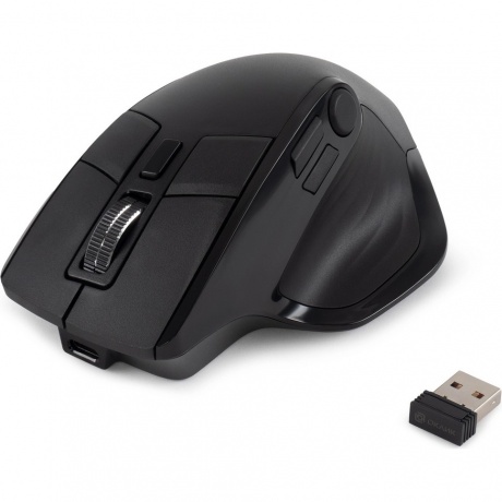 Мышь Оклик 502MW черный (1978678) - фото 2