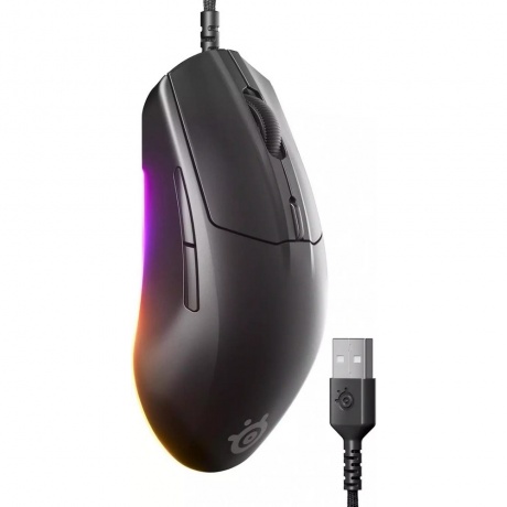 Мышь Steelseries Rival 3 Gen 2 черный (62515) - фото 4