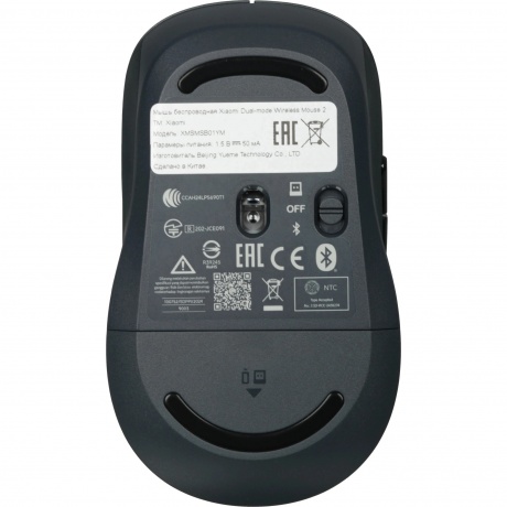 Мышь Xiaomi Dual-mode Wireless Mouse 2 черный (BHR8850GL) - фото 5