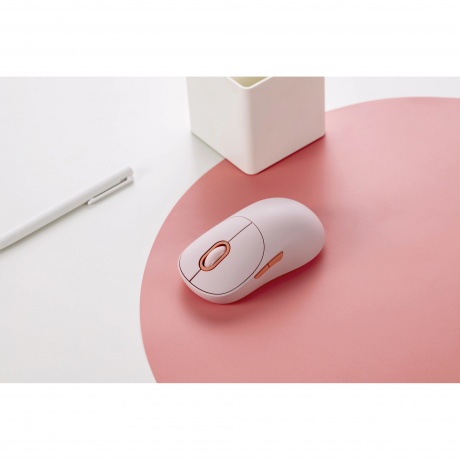 Мышь Xiaomi Wireless Mouse 3 розовый (BHR8911GL) - фото 2