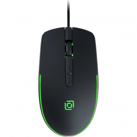 Мышь Оклик 100M черный (1909417) - фото 1