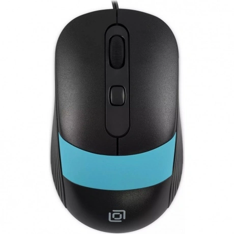 Мышь Оклик 310M черный/синий (1869099)