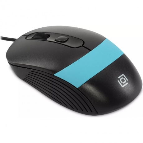 Мышь Оклик 310M черный/синий (1869099) - фото 3