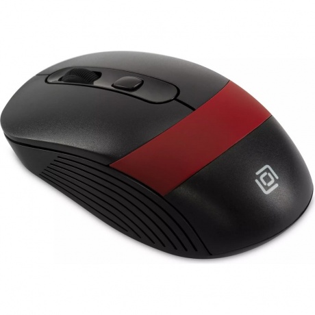 Мышь Оклик 310MW черный/красный (1869093) - фото 3