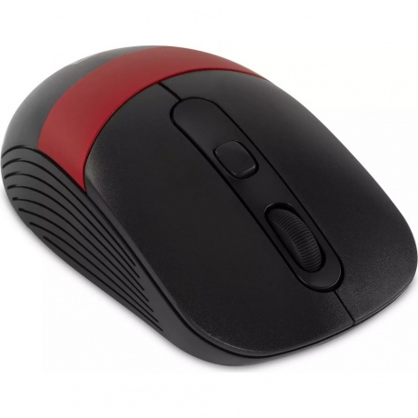 Мышь Оклик 310MW черный/красный (1869093) - фото 5