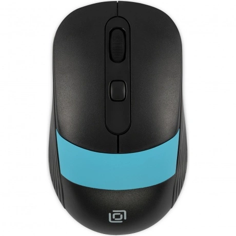 Мышь Оклик 310MW черный/синий (1869090)
