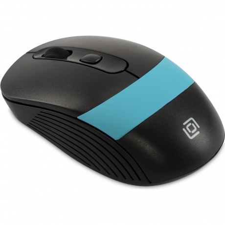 Мышь Оклик 310MW черный/синий (1869090) - фото 4