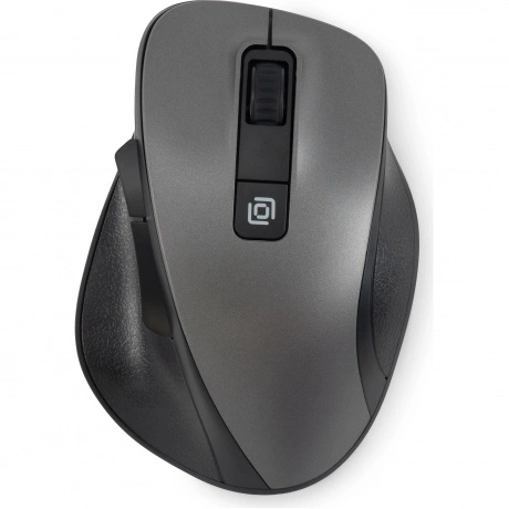 Мышь Оклик 504MW черный/серый (2004736)