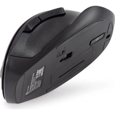 Мышь Оклик 504MW черный/серый (2004736) - фото 2