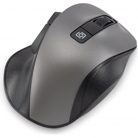 Мышь Оклик 504MW черный/серый (2004736) - фото 6