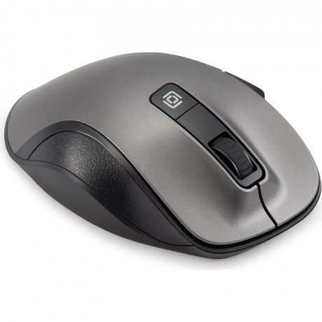 Мышь Оклик 504MW черный/серый (2004736) - фото 7