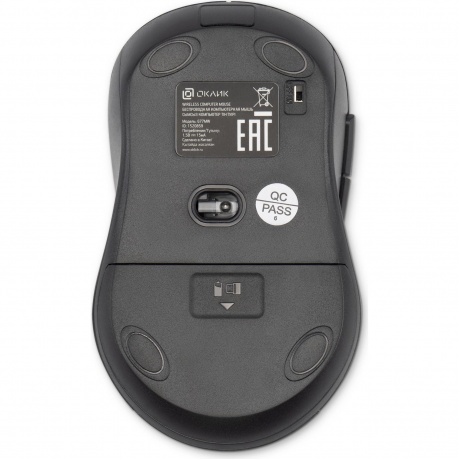 Мышь Оклик 677MW черный (1520859) - фото 6