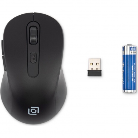 Мышь Оклик 677MW черный (1520859) - фото 9