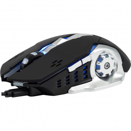 Мышь Оклик 770GW черный/серебристый - фото 6