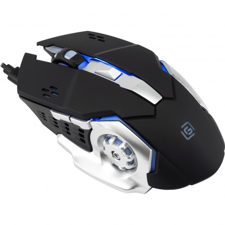 Мышь Оклик 770GW черный/серебристый - фото 7