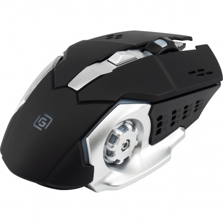 Мышь Оклик 770GW черный/серебристый - фото 8