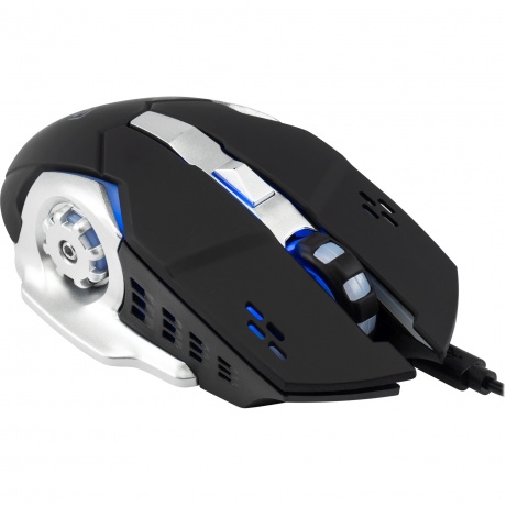 Мышь Оклик 770GW черный/серебристый - фото 9