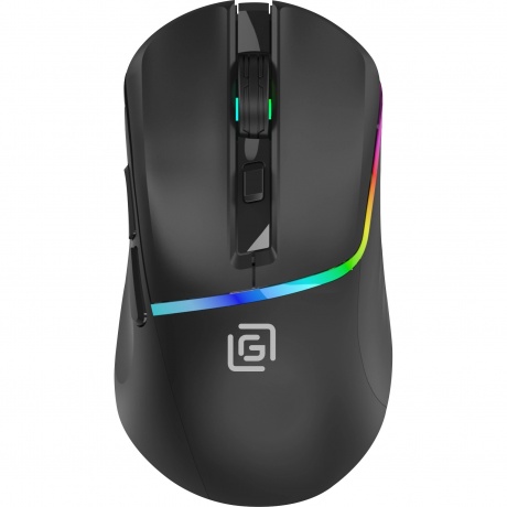 Мышь Оклик 775GW черный - фото 2