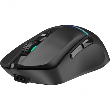 Мышь Оклик 775GW черный - фото 3