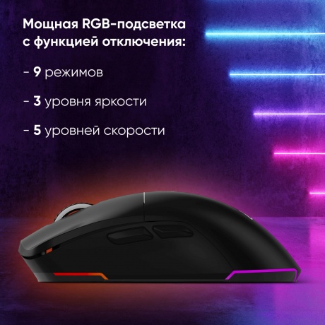 Мышь Оклик 900GMW черный (1796786) - фото 27