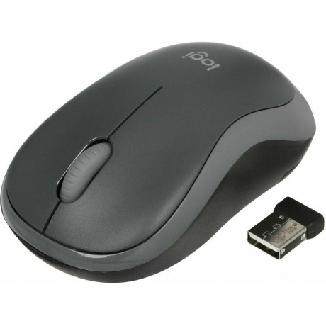 Мышь Logitech M186 черный/серый (910-004131) - фото 4
