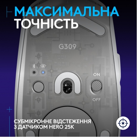 Мышь Logitech G309 White (910-007207) - фото 9