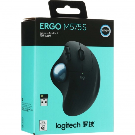 Трекбол беспроводной Logitech M575 ERGO Graphite (910-007035) - фото 10