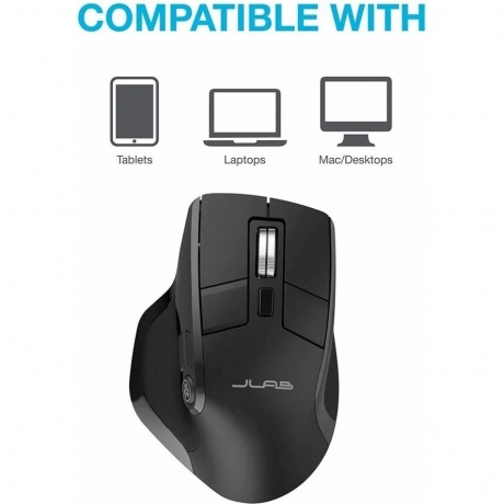 Мышь Jlab Epic Mouse (IEUMEPICMOUSERBLK124) - фото 6